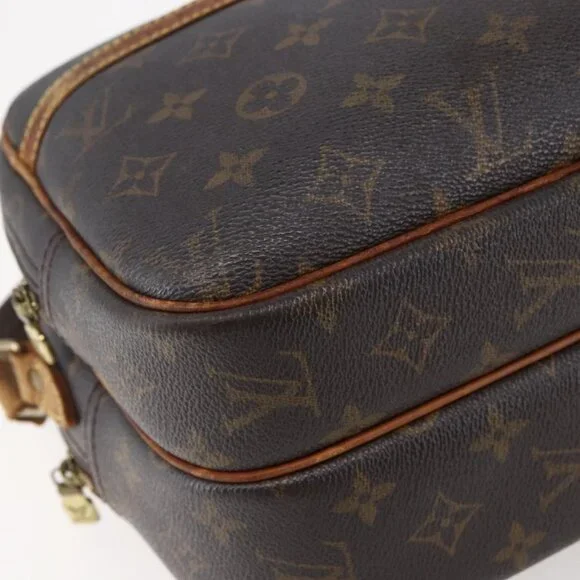 Authentic LOUIS VUITTON Monogram Reporter PM Shoulder Bag M45254 LV - Picture 8 of 16